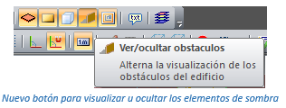 Nueva opción para ver y ocultar los elementos de tipo obstáculo